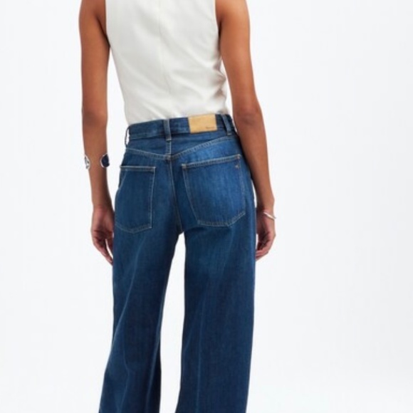 NWT Madewell Superwide-Leg Jeans: Softdrape Denim Edition in Ellsworth Wash 26 - Picture 5 of 10